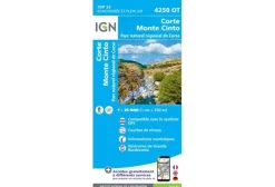 Carte IGN Corte Monte Cinto 4250OT^ Cartes