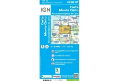Carte IGN Corte Monte Cinto 4250OT^ Cartes