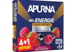 Apurna Etui gels +2h fruits rouges 4+1^ Gels