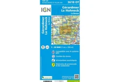 Carte IGN Gérardmer Le Hohneck 3618OT^ Cartes