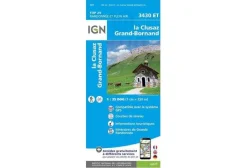Carte IGN La Clusaz Le Grand-Bornand 3430ET^ Cartes
