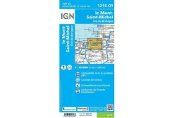 Carte IGN Le Mont-Saint-Michel 1215OT^ Cartes