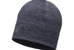 Buff Merino Wool Solid Grey^ Bonnets / Gants
