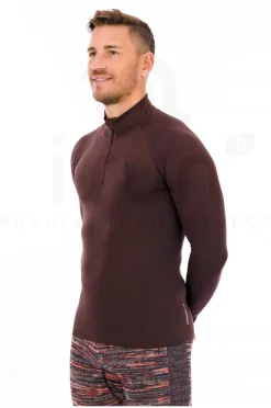 Odlo Performance Warm 1/2 Zip^Homme Manches Longues